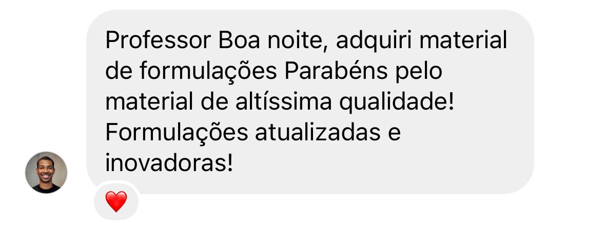 Depoimento de alunos do Guia de Formulações - Professor Mateus